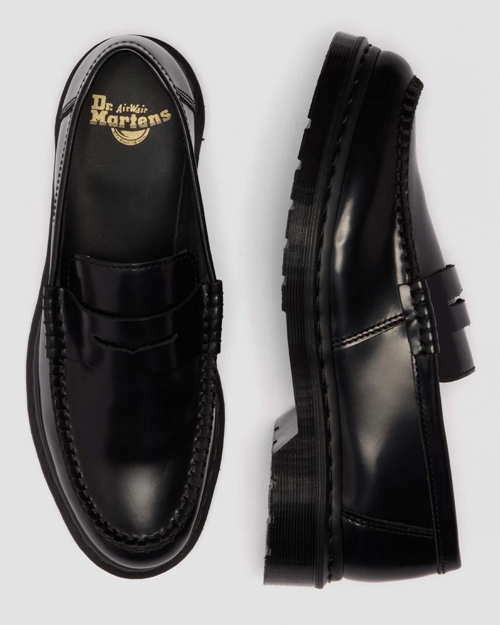 PENTON MONOCHROME SMOOTH LEATHER LOAFERS