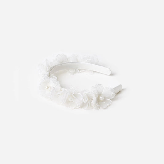 White Flower Headband