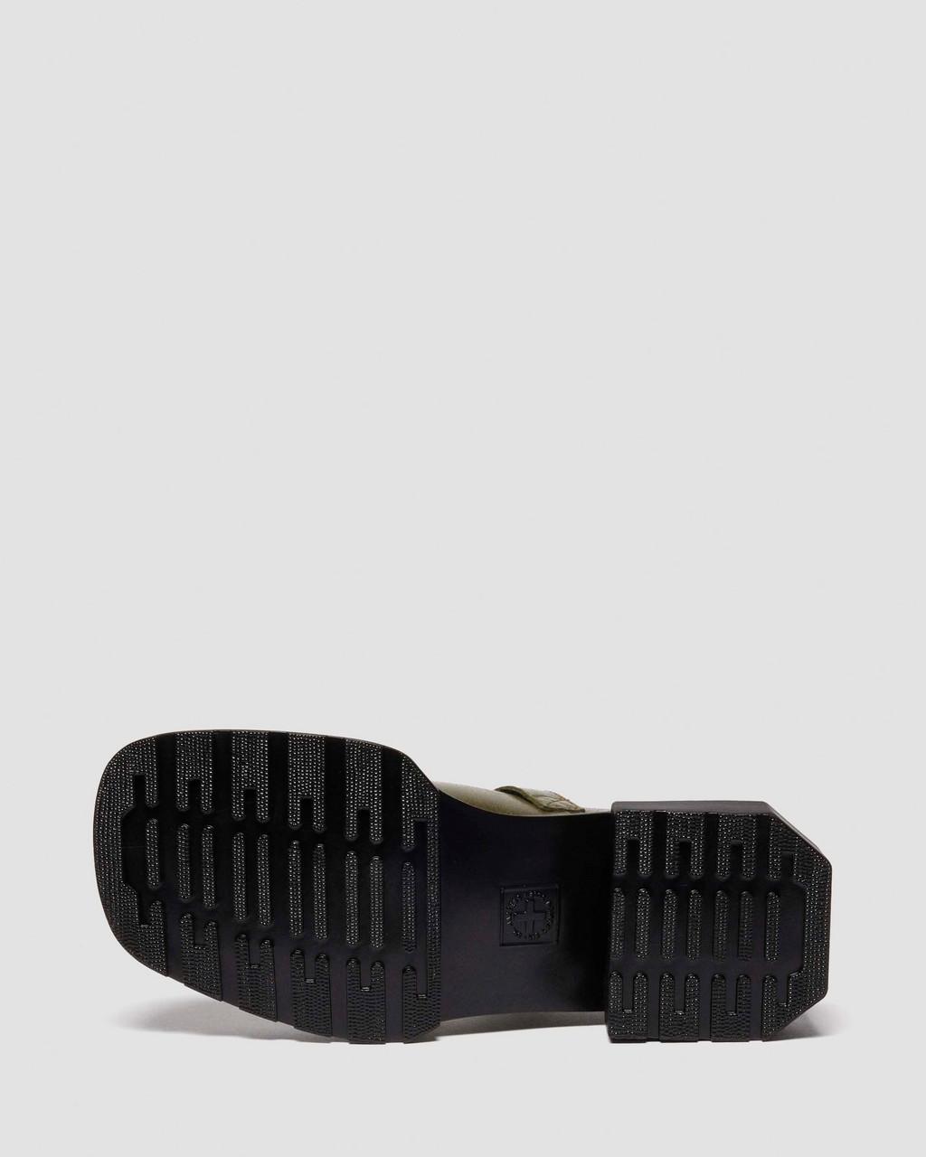 Maybole Mary Jane Square Toe Leather Shoes