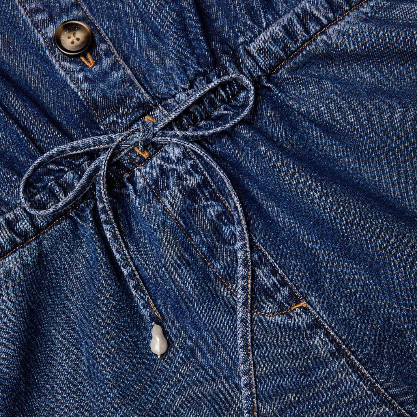 Denim Relaxed Fit Playsuit