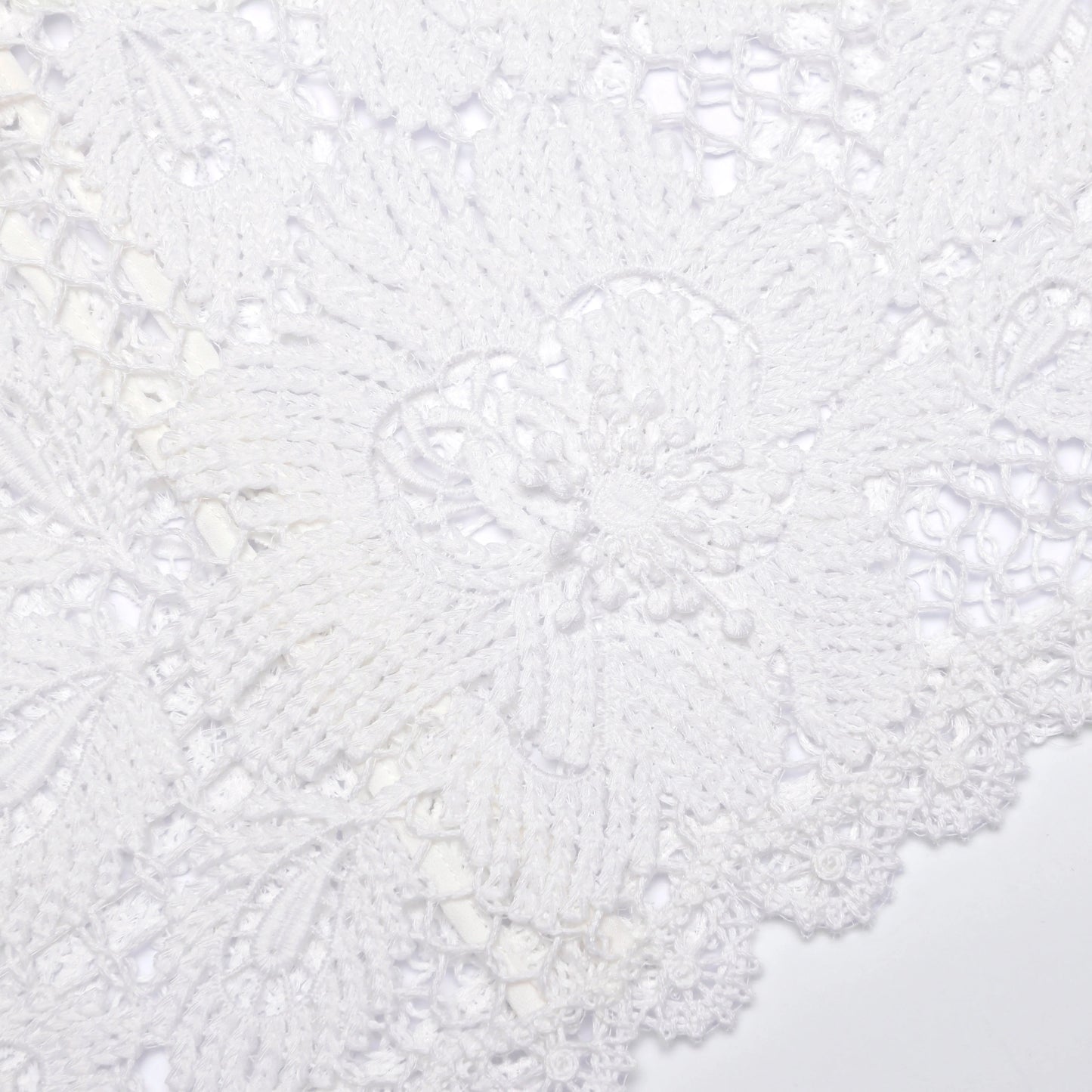 White Crochet Lace Top