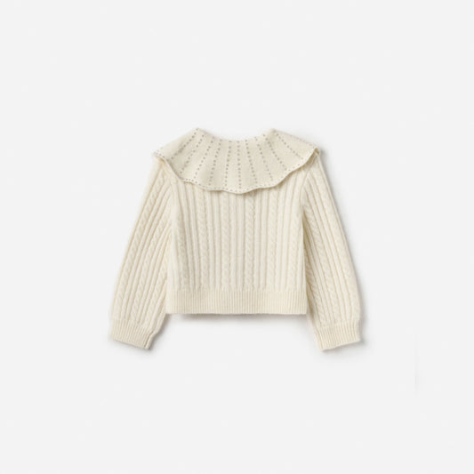 Cream Alpaca Cardigan