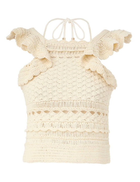 Waverly Crochet Halter Tank