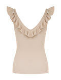 Halliday Frill V-Neck Top