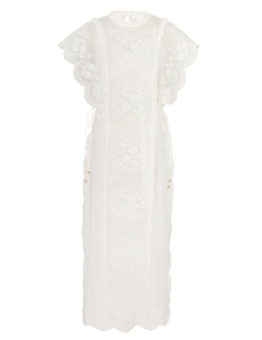 Alight Draw Waist Midi Dress