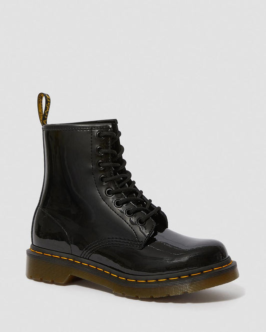 1460 Patent Leather Lace Up Boots