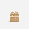 Gold Crystal Vanity Case