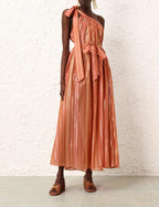 Junie Asymmetric Midi Dress