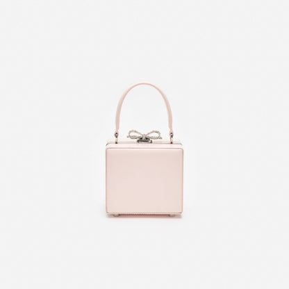 Pink Leather Micro Bag