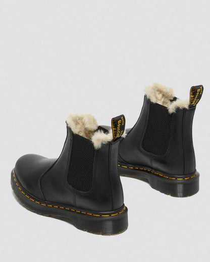 2976 Leonore Faux Fur Lined Burnished Chelsea Boots