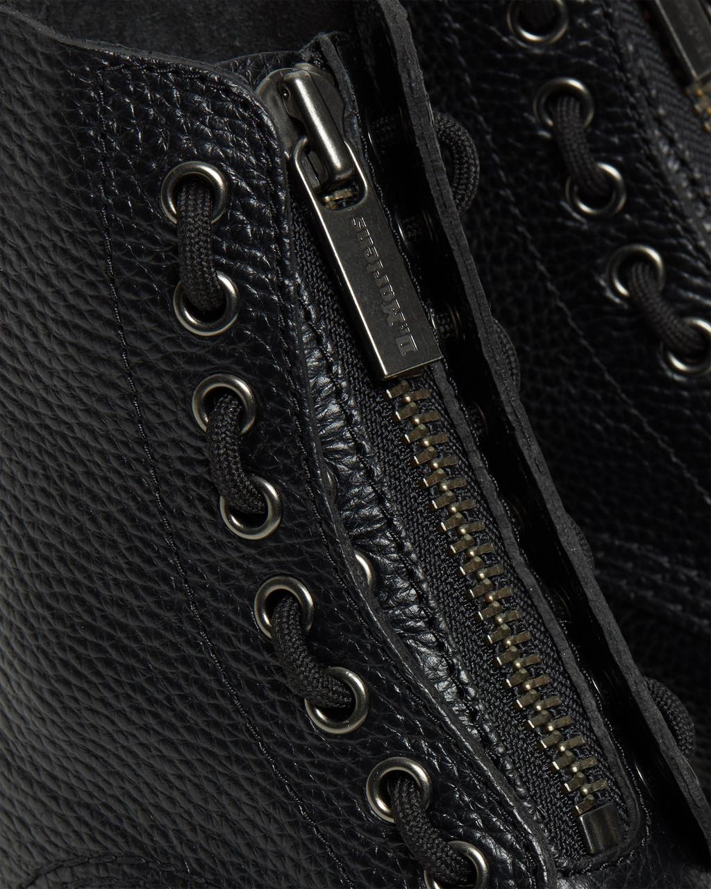 Sinclair Milled Nappa Leather Platform Boots
