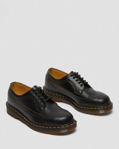 Vintage 3989 Quilon Leather Brogue Shoes