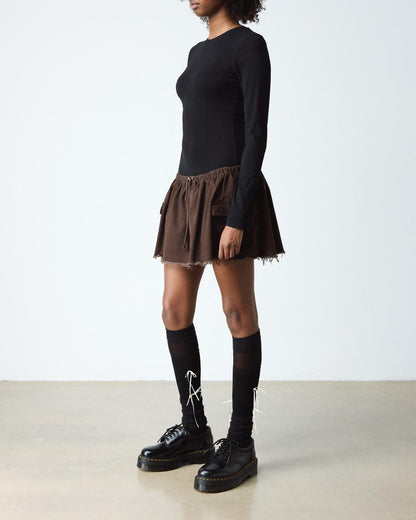 8053 Quad Smooth Leather Platform Shoes