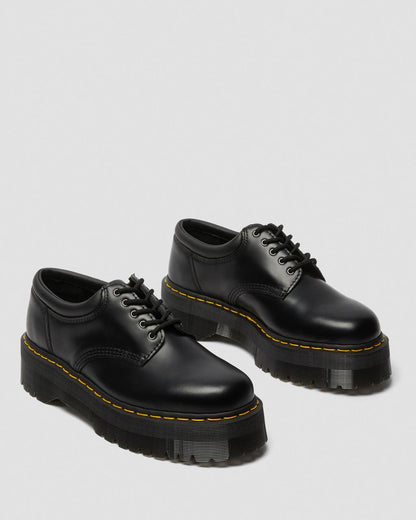 8053 Quad Smooth Leather Platform Shoes