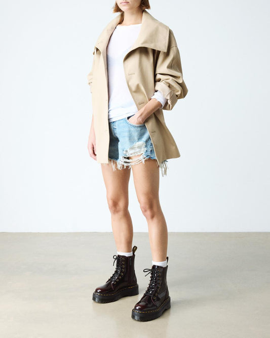 JADON ARCADIA LEATHER PLATFORM BOOTS