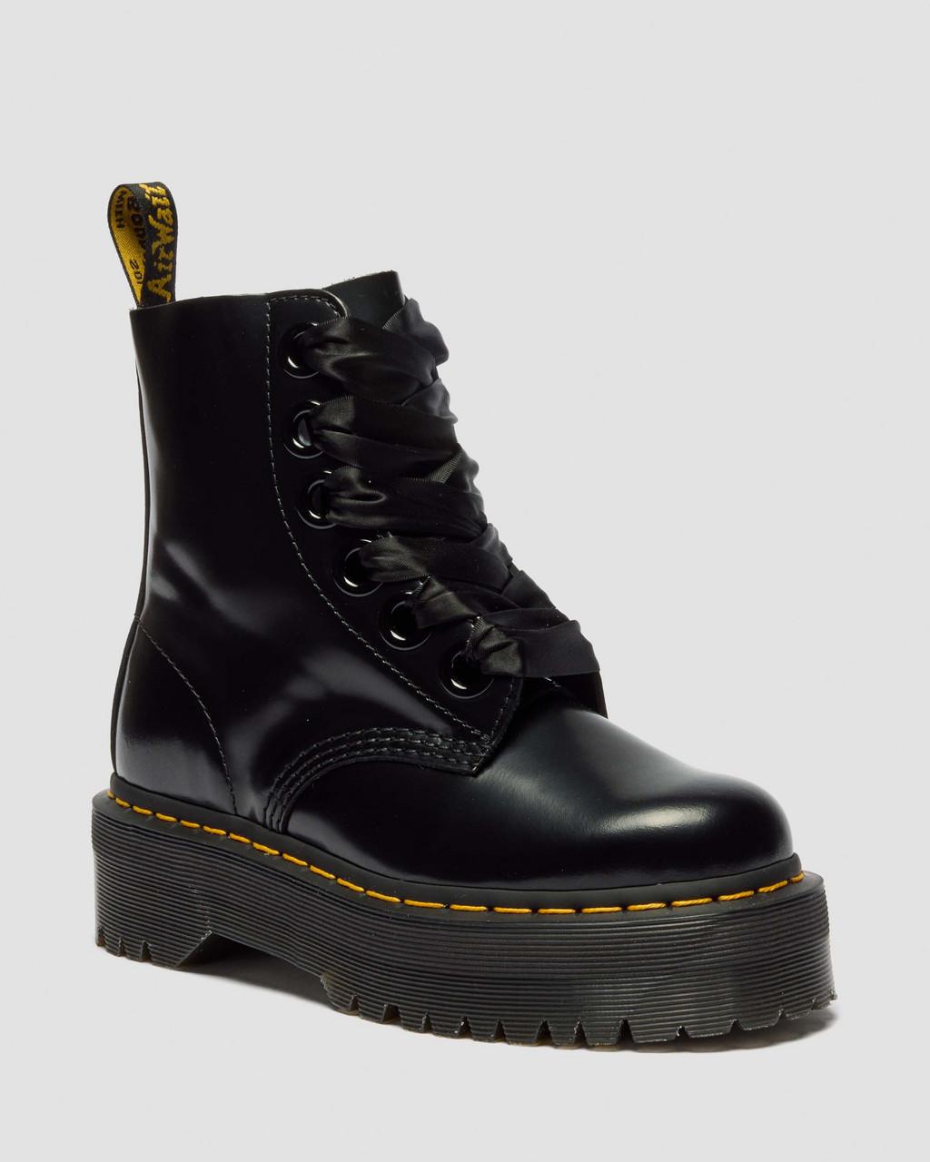 Molly Leather Platform Boots