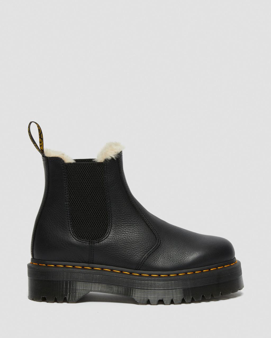 2976 Quad Fur Lined Platform Chelsea Boots