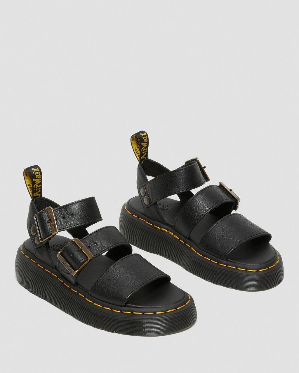 Gryphon Quad Leather Platform Sandals