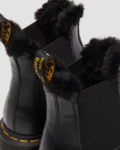 2976 Leonore Faux Fur Lined Chelsea Boots