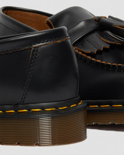 Vintage Adrian Quilon Leather Tassel Loafers
