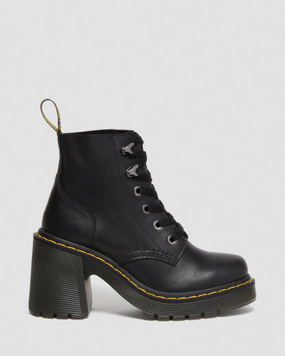 Jesy Sendal Leather Heels Black