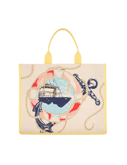 Large Jacquard Tote