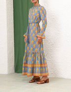 Junie Frill Midi Dress
