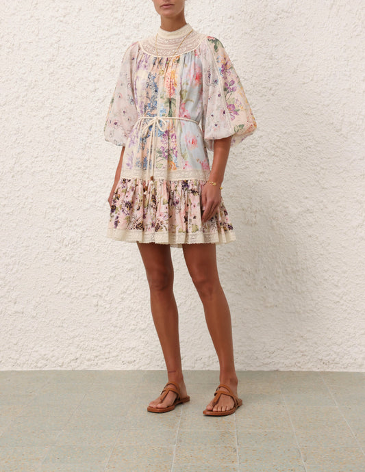 Halliday Yoke Mini Dress