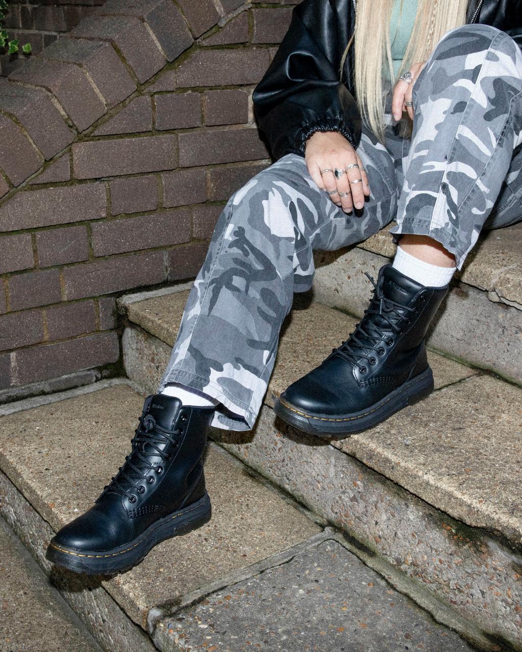 Crewson Leather Lace Up Boots