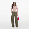 Khaki Cargo Jeans