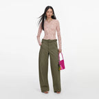 Khaki Cargo Jeans
