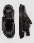 Jorge Contrast Stitch Leather Mules
