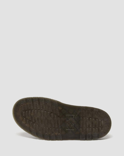 Josef Leather Buckle Slide Sandals
