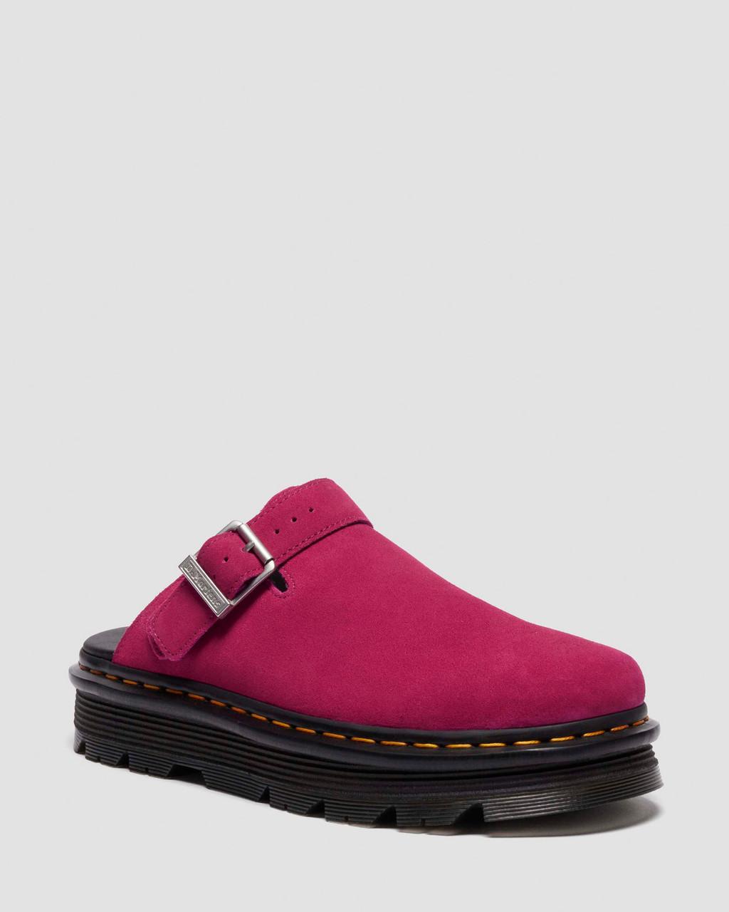 Zebzag Suede Casual Slingback Platform Mules
