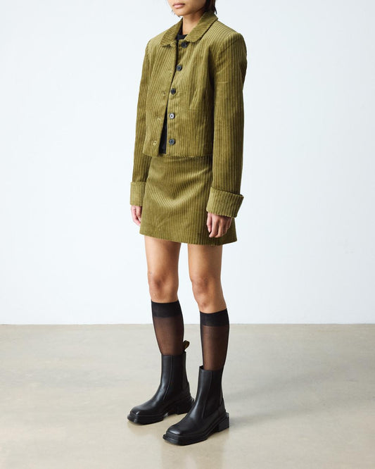 Maybole Square Toe Leather Chelsea Boots