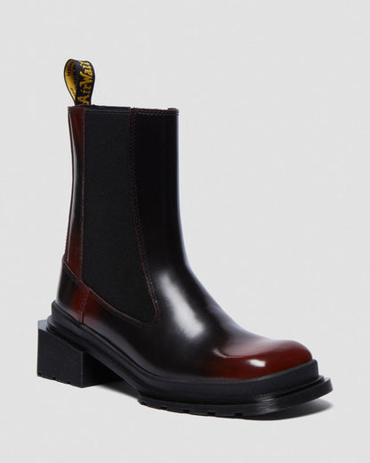 Maybole Square Toe Leather Chelsea Boots