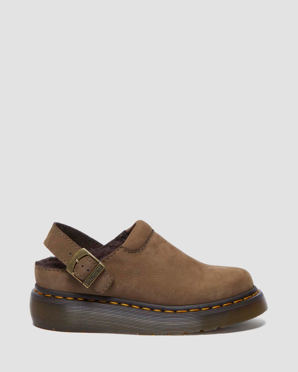 Laketen Faux Fur Lined Platform Mules