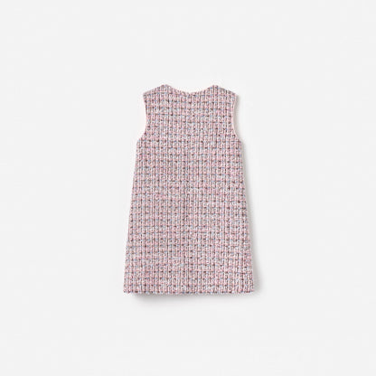 Pink Boucle Dress