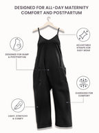 Oversized Jumpsuit - Maternity & Postpartum---Click to buy and get an additional 50% off