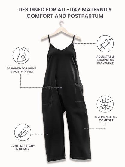 Oversized Jumpsuit - Maternity & Postpartum---Click to buy and get an additional 50% off