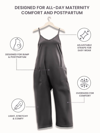 Oversized Jumpsuit - Maternity & Postpartum---Click to buy and get an additional 50% off