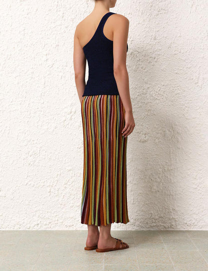 Alight Stripe Midi Skirt