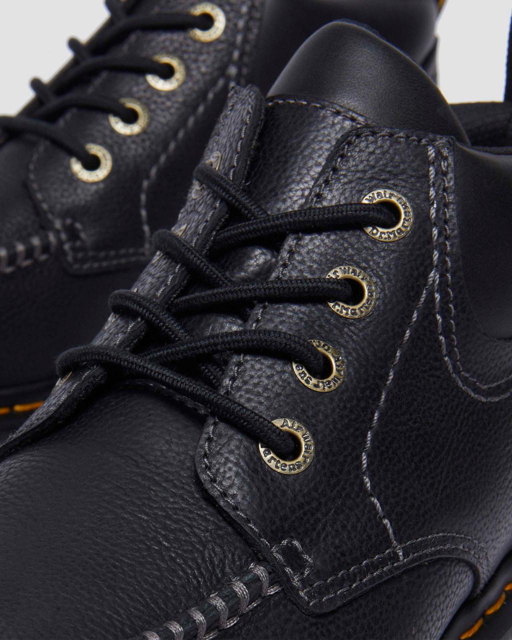 Zebzag Leather Casual 4-Eye Lace-Up Boots