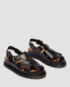 Fisherman Crocodile Analine Leather Sandals