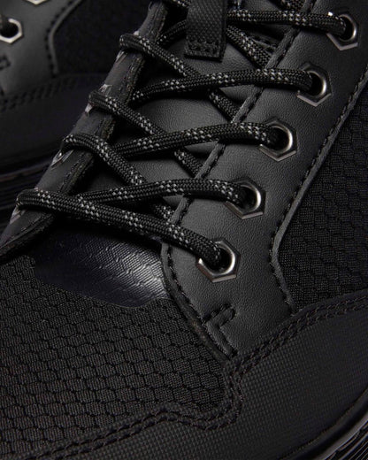 COMBS TECH MK.02 LEATHER & CANVAS UTILITY BOOTS