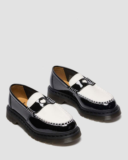 PENTON HEART TWO-TONE PATENT LEATHER LOAFERS