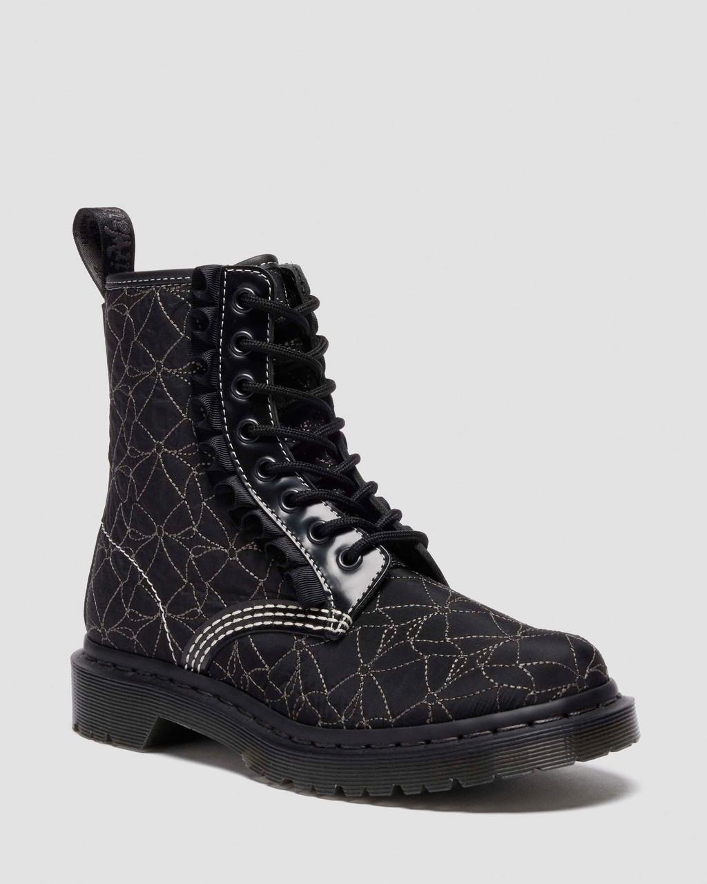 1460 Frill Leather Lace Up Boots