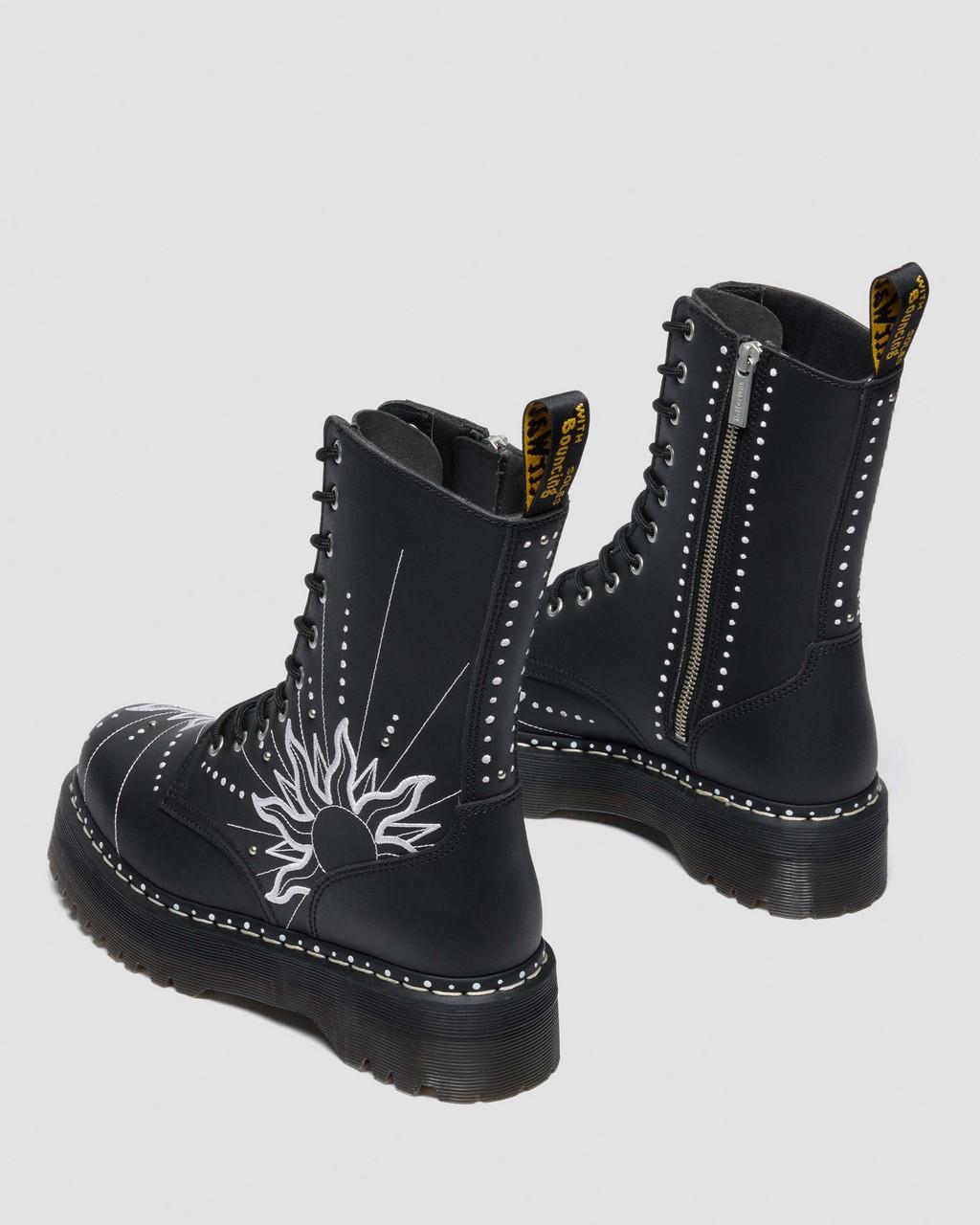 Jadon Hi Solar Flare Reclaimed Leather Platform Boots