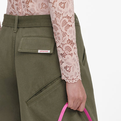 Khaki Cargo Jeans