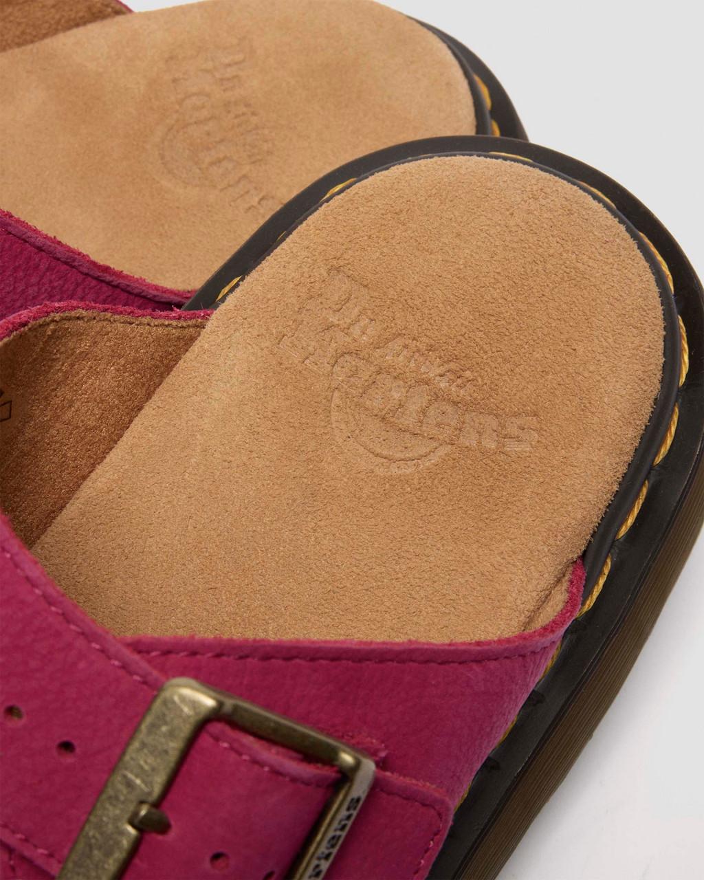 Josef Nubuck Leather Slide Sandals